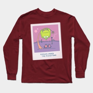 Kissing under the Missile-Toad - xmas customs on other worlds Long Sleeve T-Shirt